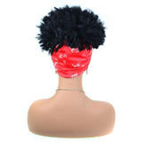 Perruque Afro avec Bandeau Cheveux Synthétique