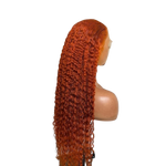 Lace Front Wigs Naturelle Frises Roux 13X4