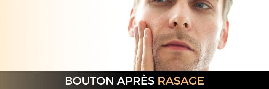 Bouton après rasage