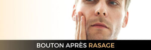 Bouton après rasage