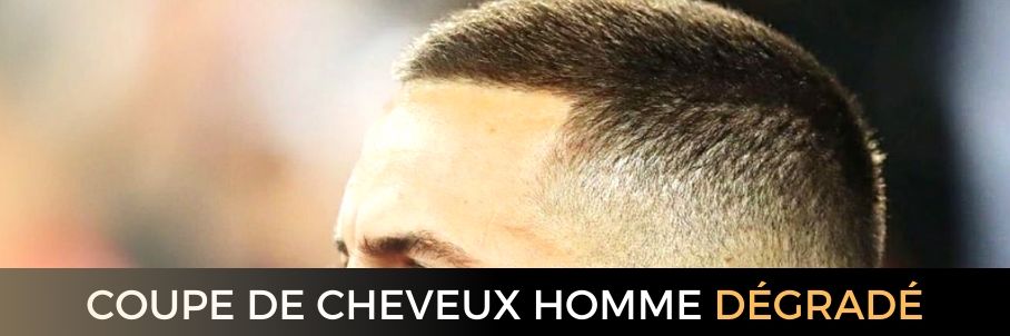 Coupe de cheveux Homme dégradé