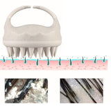 Brosse Massage Cuir Chevelu Sylicone Blanc 2
