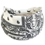 Bandeau Cheveux Femme West Blanc Noir