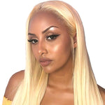 Lace Front Wigs Naturelle Blond Platine Lisse