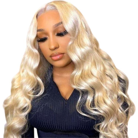 Lace Front Wigs Naturelle Ondulé Blond