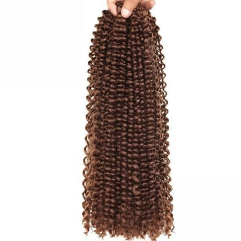 Crochet Braid Frisé Brun