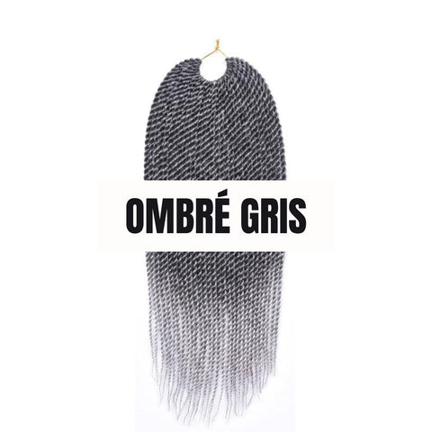 Crochet Braid Vanille Ombré Gris
