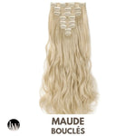 Extension Cheveux Bouclés A Clip Blond 24 Pouces - Maude