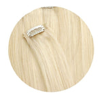 Extension A Clip Cheveux Naturels Blond Lisse