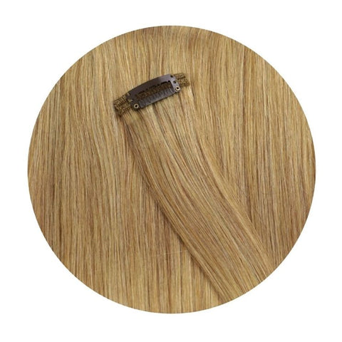 Extension A Clip Cheveux Naturels Blond Venitien Lisse