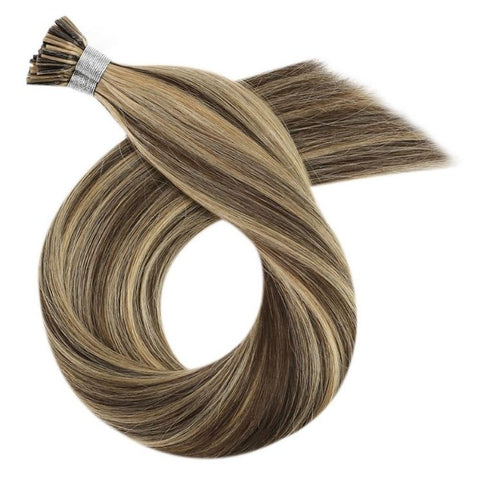 Extension A Froid Cheveux Naturels Meche Blonde