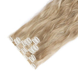 Extension Cheveux Blond A Clip Synthétique - Blond Vénitien Bouclé 24 Pouces - Chiara