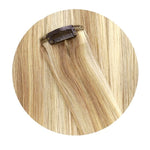 Extension Cheveux Blond A Clip Cheveux Naturels Mèche Blonde Lisse - Auriane