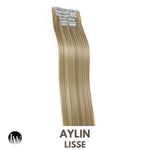Extension Cheveux Blond A Clip Synthétique Mèche Blond Lisse 24 Pouces - Aylin