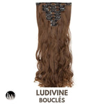 Extension Cheveux Bouclés A Clip Chocolat 24 Pouces - Ludivine