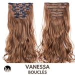 Extension Cheveux Bouclés A Clip Noisette Bouclé 22 Pouces - Vanessa