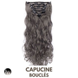 Extension Cheveux Bouclés A Clip Brun 24 Pouces - Capucine
