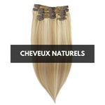 Extension Cheveux Naturels A Clip Mèche Blonde Lisse - Auriane
