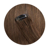 Extension Cheveux Naturels A Clip Chocolat Lisse - Juliette