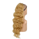 Extension Queue De Cheval Boucle A Cordon De Serrage Blond Fonce Ponytail
