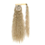 Ponytail Extension Queue De Cheval Bouclé À Enroulé Blond Foncé 22 Pouces