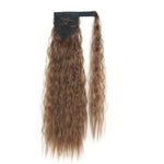 ponytail Extension Queue De Cheval Synthétique Bouclé À Enroulé Châtain 22 Pouces