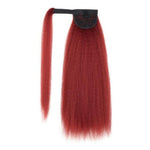 Ponytail Extension Queue De Cheval Crépus À Enroulé Rouge