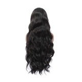 Lace Front Wigs Synthetiques Cheveux Ondules Noirs