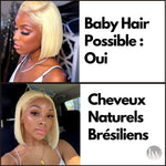 Lace Front Wigs Naturelle Brésilien Blond Lisse