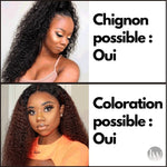 Lace Front Wigs Naturelle Wave bouclé