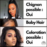 Lace Front Wigs Naturelle Cheveux Malaisiens 