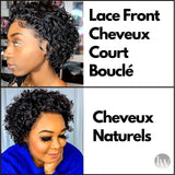 Lace Front Wigs Naturelle Court 