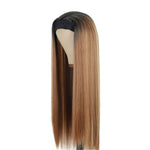 Perruque Bandeau Cheveux Ombré Blond