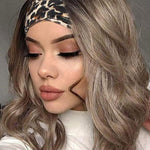 Perruque Bandeau Cheveux Synthetique Blond Cendre
