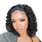 Perruque Bandeau Curly Noir