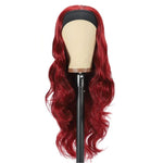 Red Curly Synthetic Hair Headband Wig