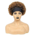 Perruque Bandeau Synthetique Afro Chatain