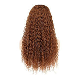 Perruque Bandeau Synthetique Roux Frises