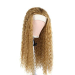 Perruque Bandeau Synthetiques Frises Blonds