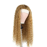Perruque Bandeau Synthetiques Frises Blonds
