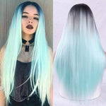 Perruque Bleu Femme