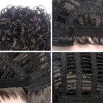 Perruque cheveux bouclés homme