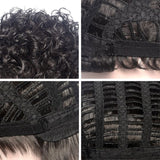 Perruque cheveux bouclés homme
