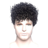 Perruque cheveux bouclés homme