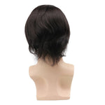 Perruque homme cheveux noir court