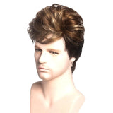 PERRUQUE BRUNE HOMME