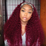 Perruque Rouge Cheveux Frisés