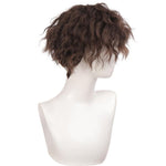 Perruque homme synthetique brun