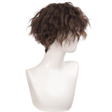 Perruque homme synthetique brun