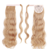 Ponytail - Extension Queue De Cheval Blond Ondulé À Enrouler